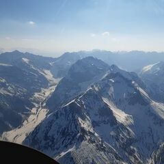 Flugwegposition um 13:53:38: Aufgenommen in der Nähe von Gemeinde Eben am Achensee, Österreich in 2548 Meter